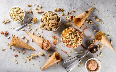 PEANUT BUTTER ICE CREAM