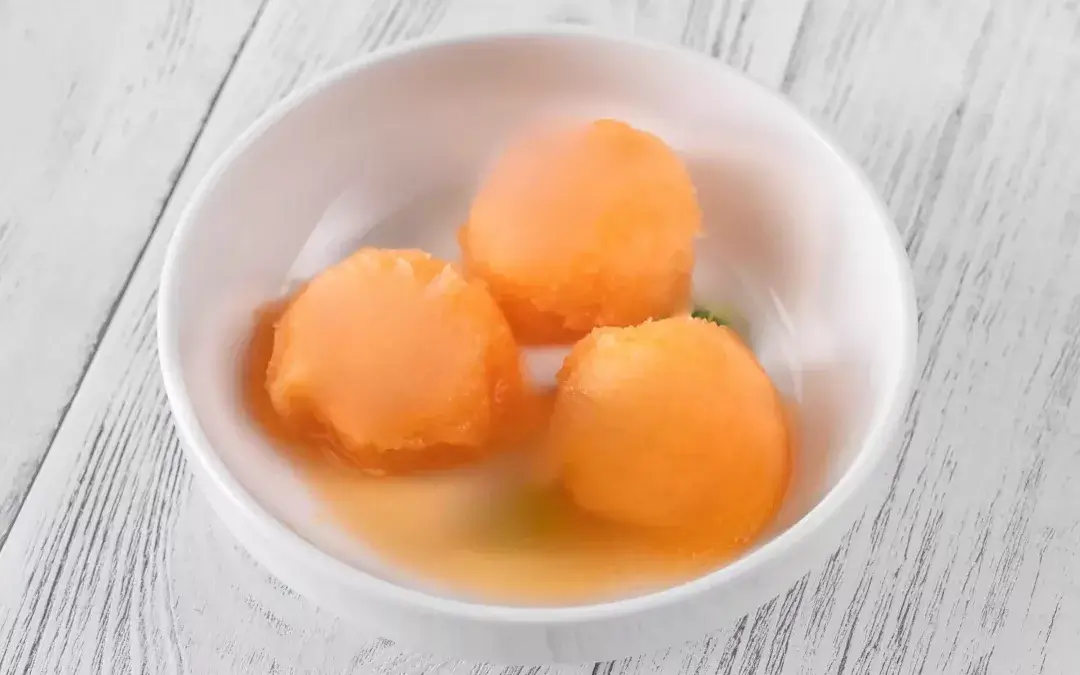 KANTALOUPE-MELONEN-SORBET