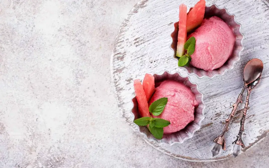 WATERMELON FETA ICE CREAM