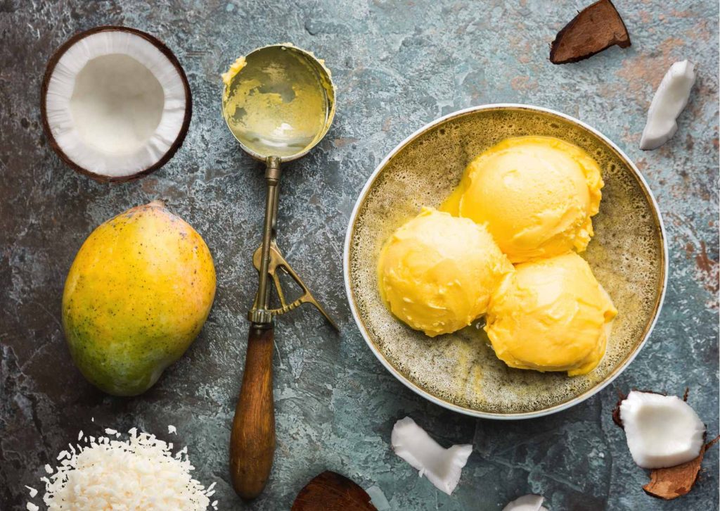 helado de mango y coco ninja creami