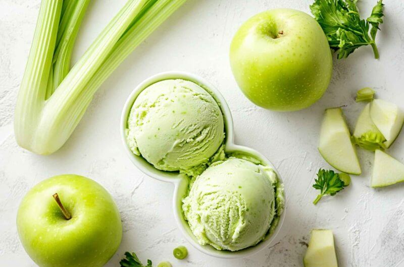 GREEN APPLE CELERY NINJA CREAMI SORBET