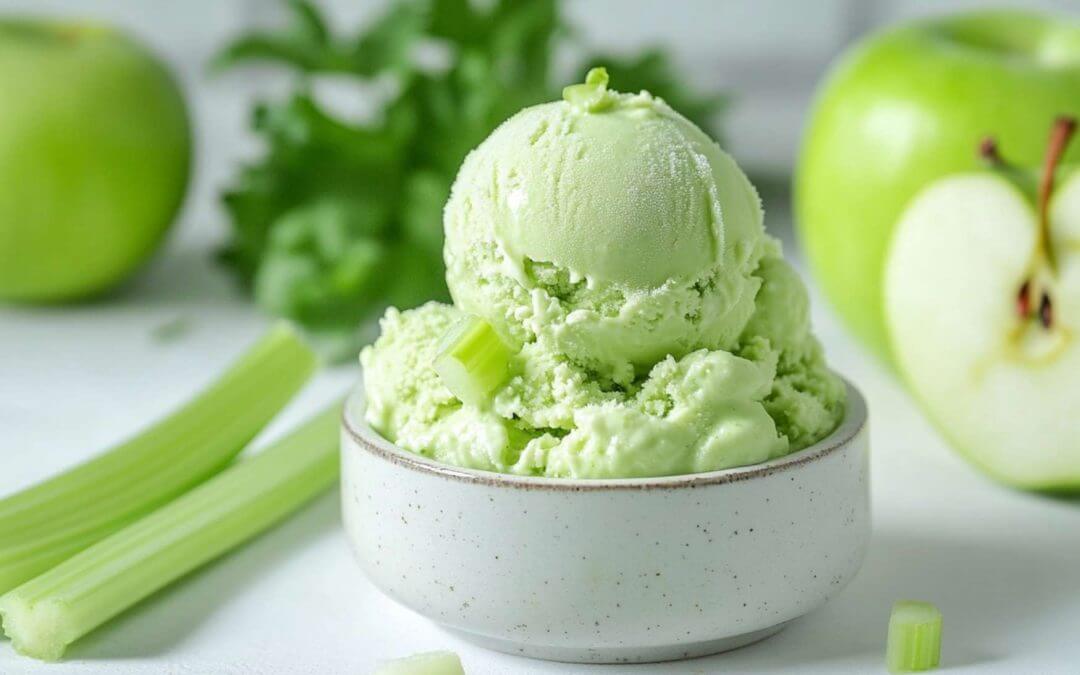 GREEN APPLE AND CELERY SORBET