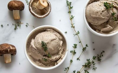 Mushroom and Thyme Ice Cream with Ninja Creami