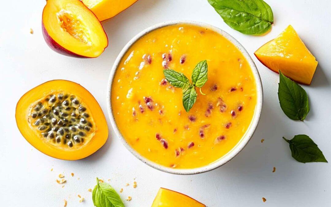 Coulis de mango y maracuyá para helado Ninja Creami