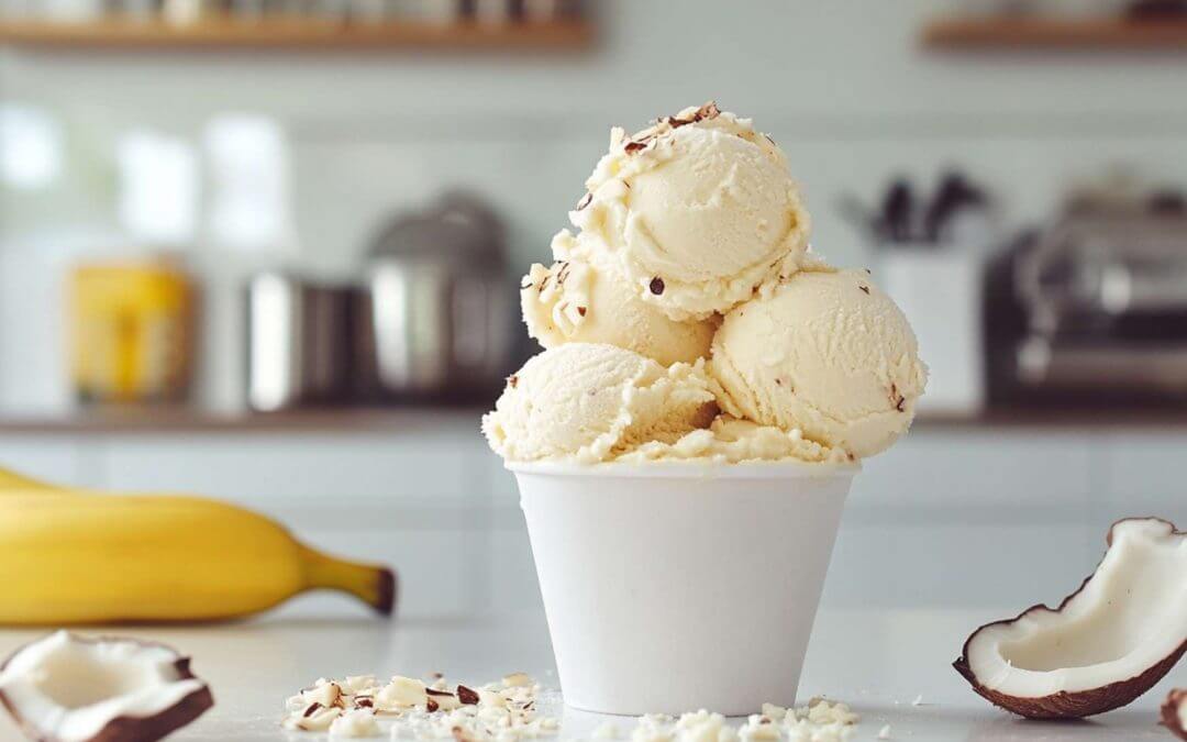 Banana-Coconut Ice Cream with Ninja Creami