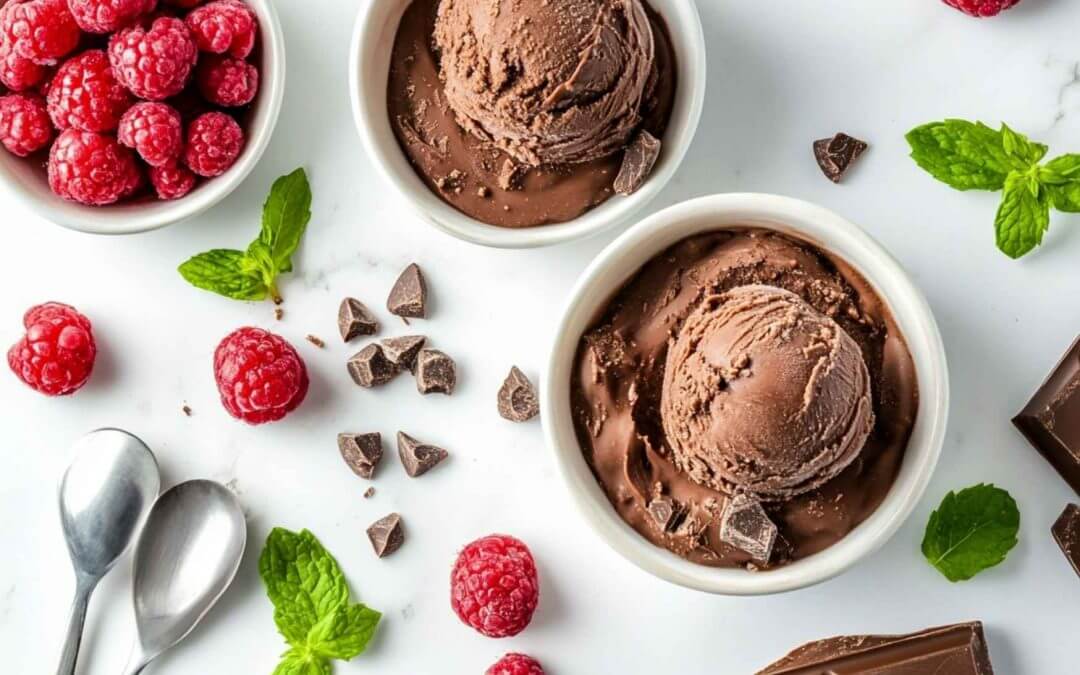 Chocolate-Raspberry Ice Cream with Ninja Creami