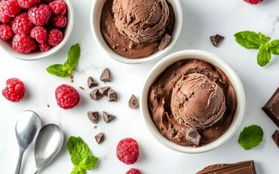 Chocolate-Raspberry Ice Cream with Ninja Creami