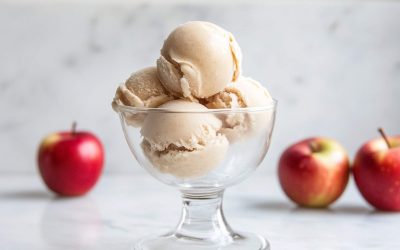Ginger apples ice cream with the Ninja Creami