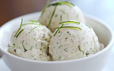 Ricotta Zucchini Ice Cream with Ninja Creami