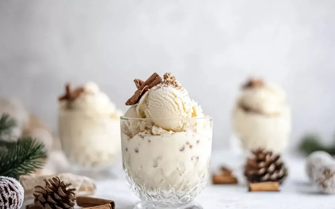 Eggnog ice cream