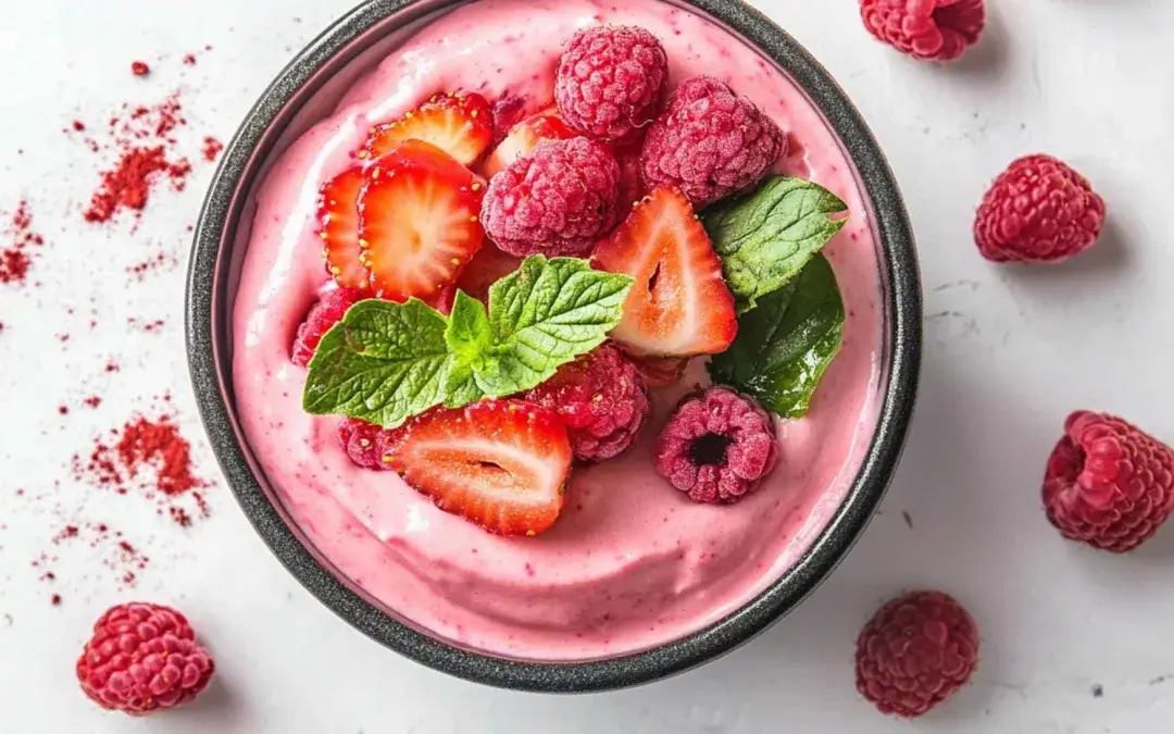 Mousse de Fruits Maison (Fraises & Framboises) : Un Nuage de Fraîcheur Pour accompagner tes Glaces