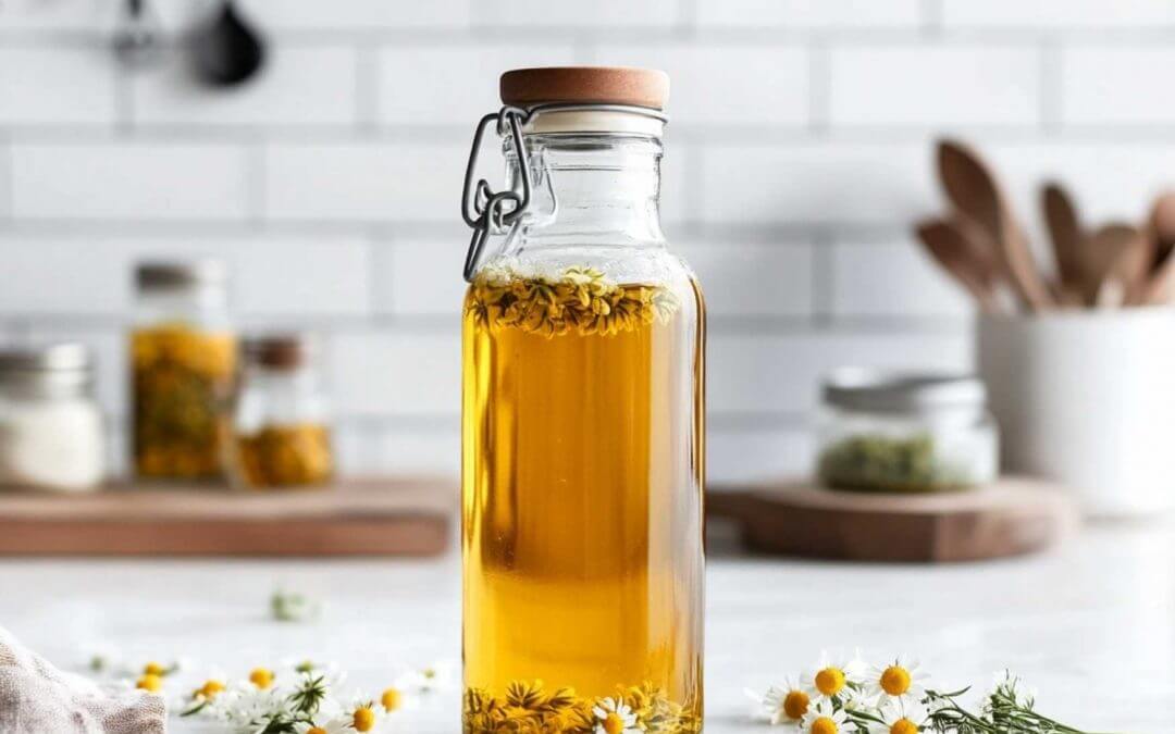 Chamomile Syrup for Ninja Creami Ice Cream