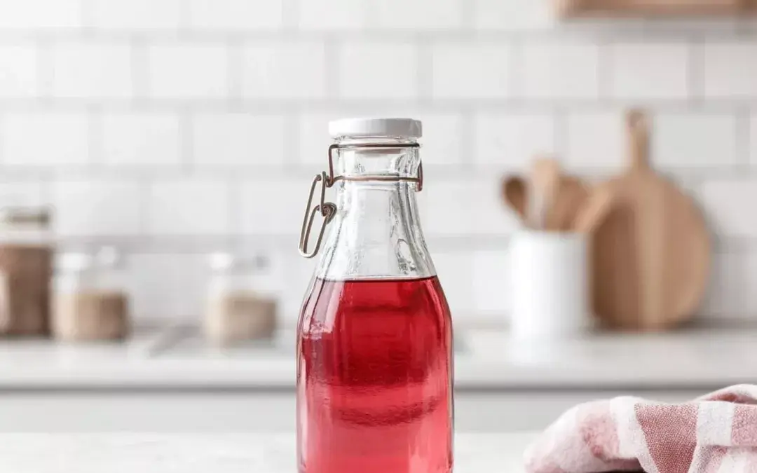 Homemade rhubarb syrup: tangy and colorful sweetness for your Ninja Creami ice cream