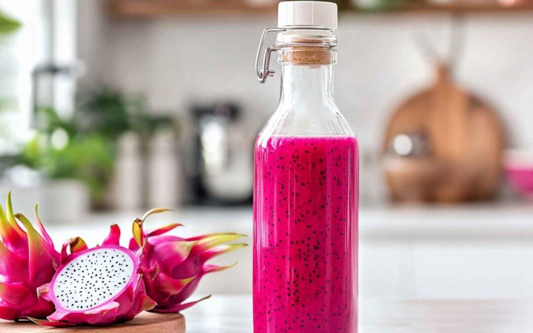 Homemade Pitaya (Pink Dragon Fruit) Syrup: An Explosion of Color and Flavor for Your Ninja Creami Ice Creams