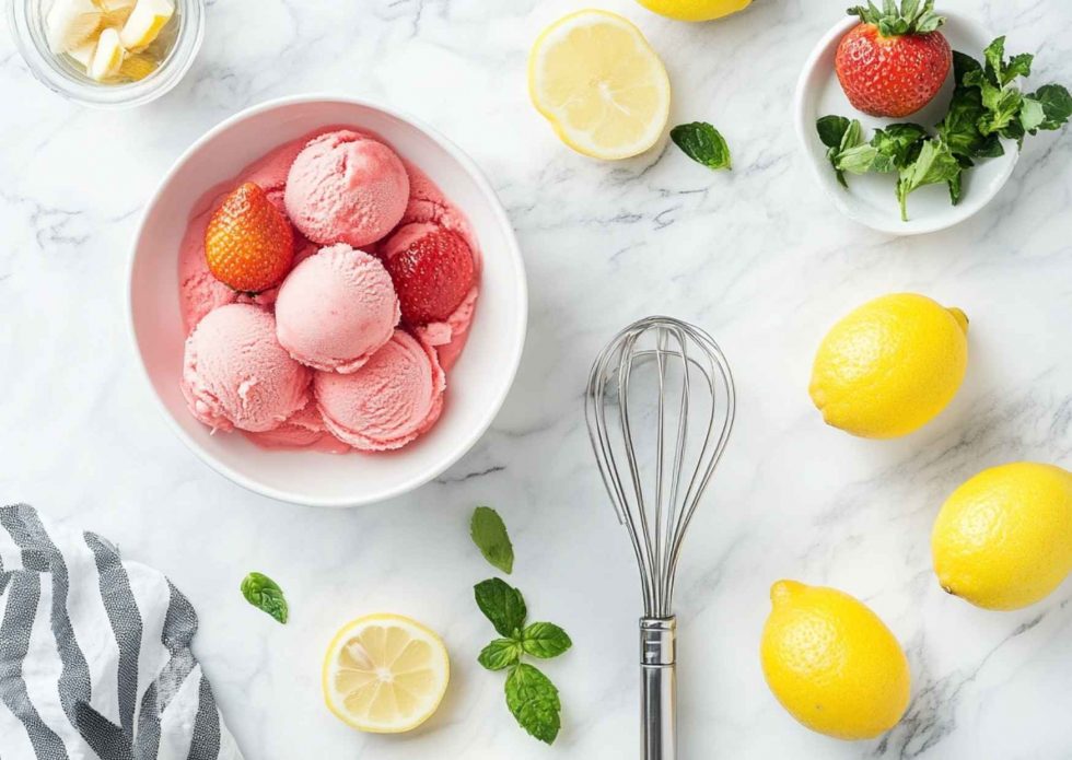 Crase-Citron-Sorbet mit Ninja Creami ice creami Crase-Citron-Sorbet mit Ninja Creami ice creami