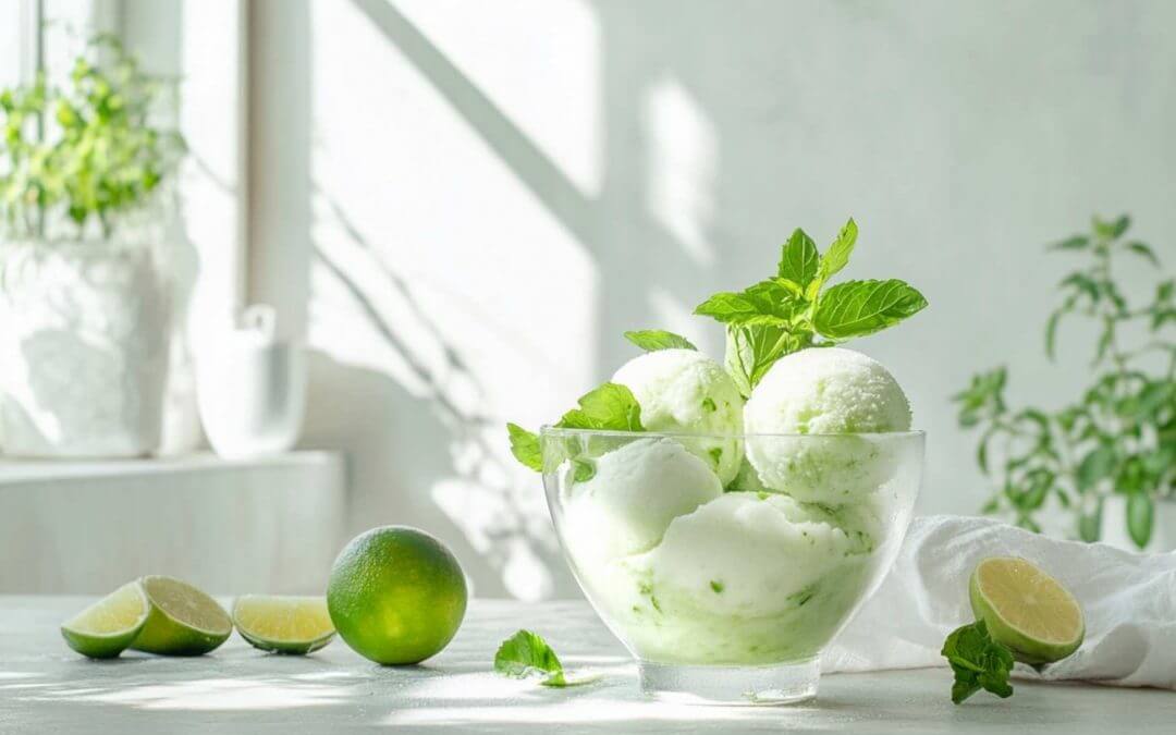 Mojito Sorbet with Ninja Creami