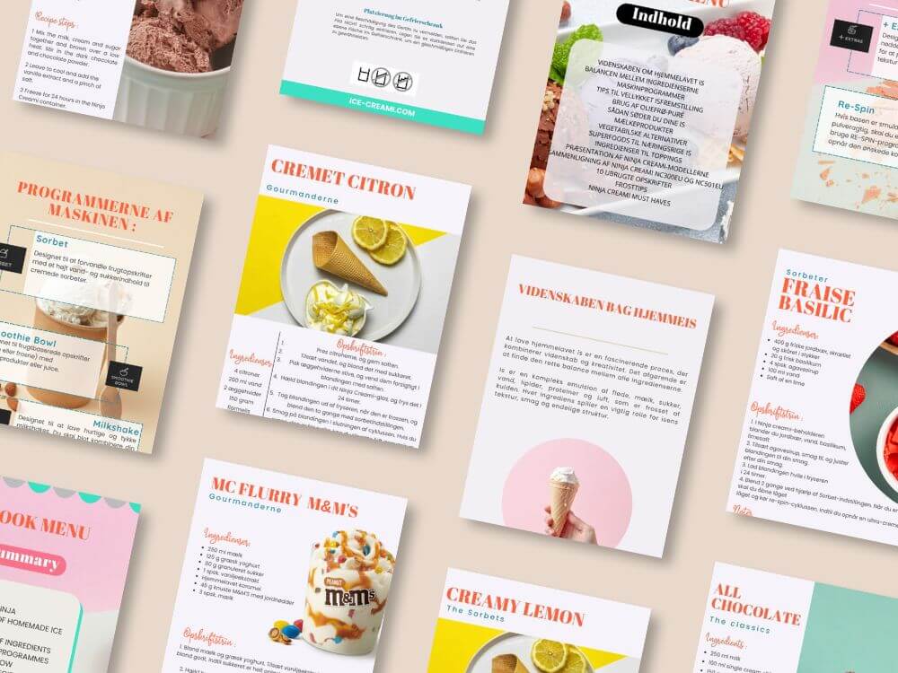 Ninja creami hjemmelavet is opskriftsbog i franske gram og kg Ninja creami hjemmelavet is opskriftsbog i franske gram og kg